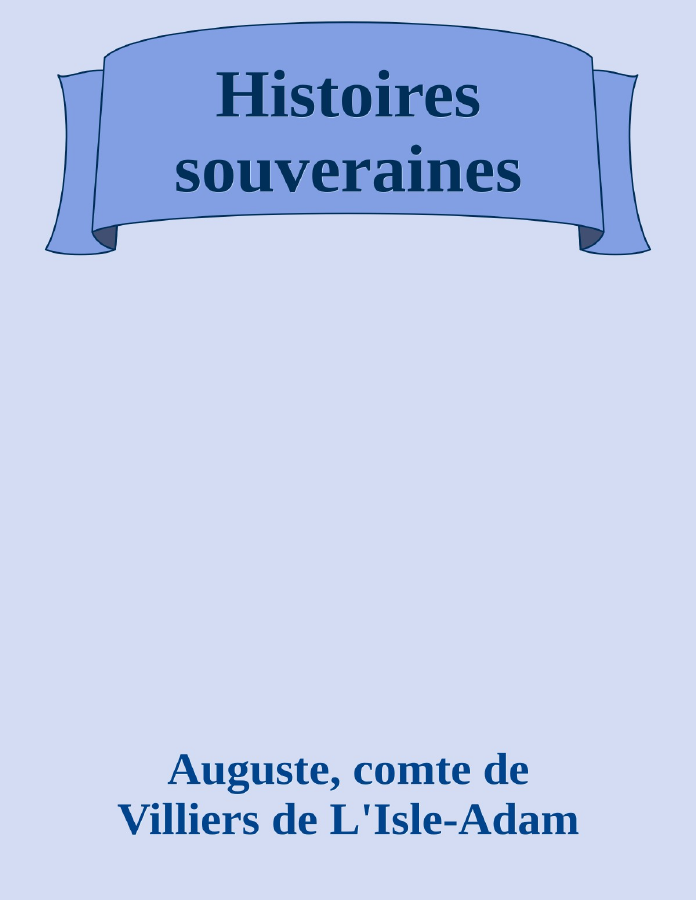 Couverture de Histoires souveraines
