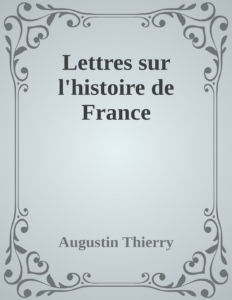 Couverture de Lettres sur l'histoire de France