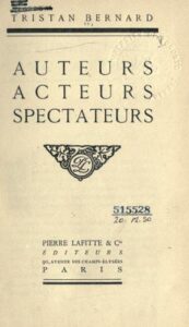 Auteurs Acteurs Spectateurs