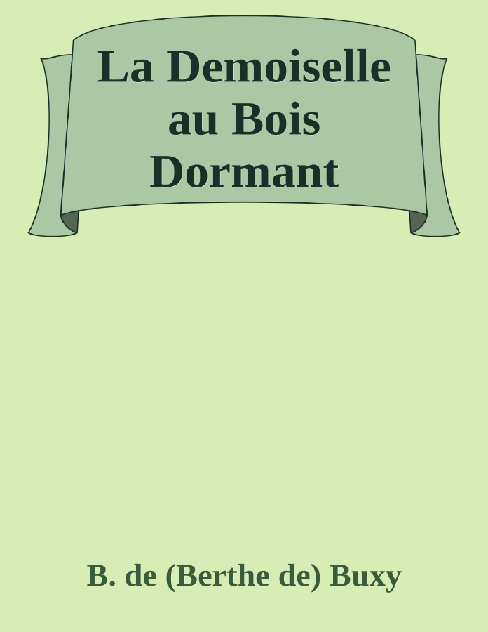 Couverture de La Demoiselle au Bois Dormant