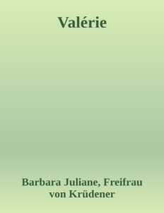 Couverture de Valérie