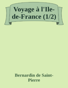 Couverture de Voyage à l'Ile-de-France (1/2)