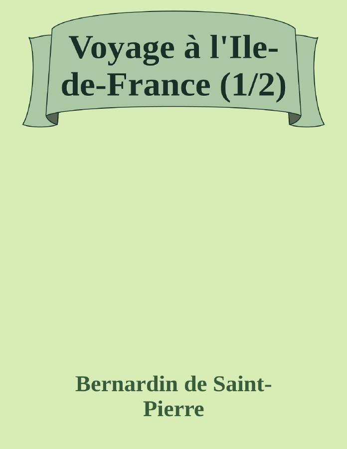 Couverture de Voyage à l'Ile-de-France (1/2)