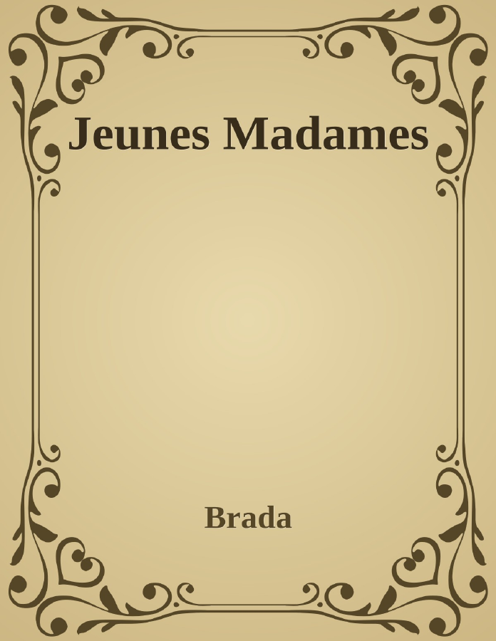 Couverture de Jeunes Madames