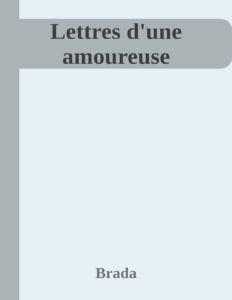 Couverture de Lettres d'une amoureuse
