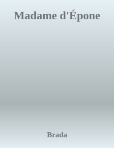 Couverture de Madame d'Épone