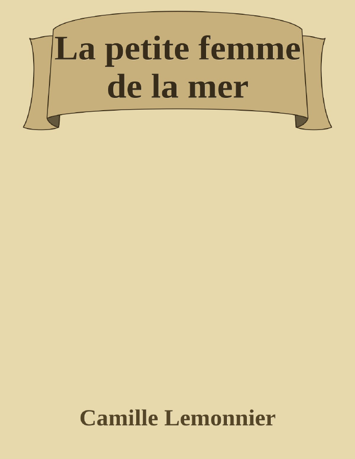 Couverture de La petite femme de la mer