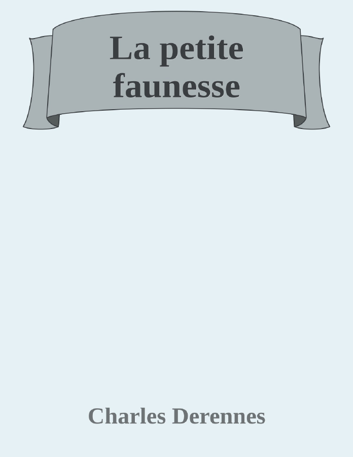 Couverture de La petite faunesse