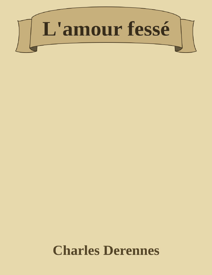 Couverture de L'amour fessé