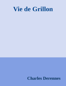 Couverture de Vie de Grillon