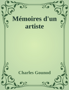 Couverture de Mémoires d'un artiste