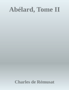 Couverture de Abélard, Tome II