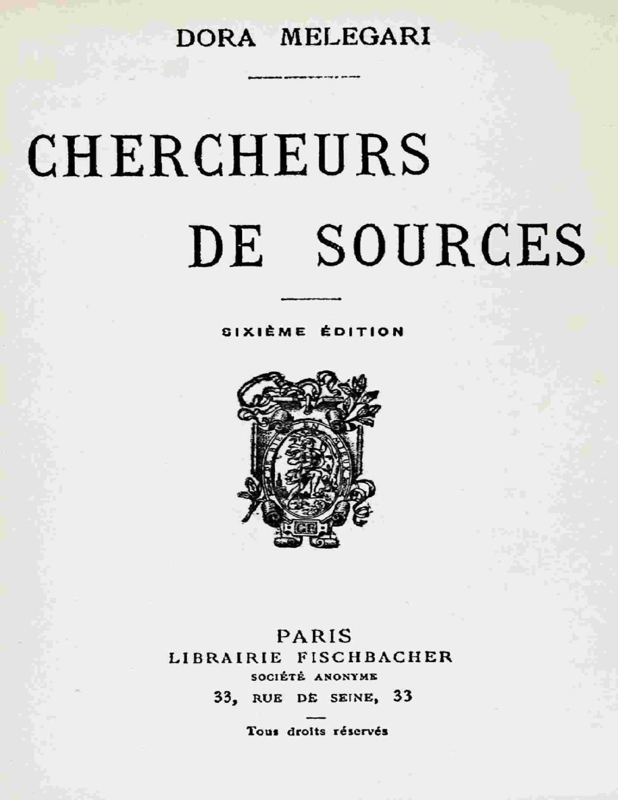 Chercheurs De Sources