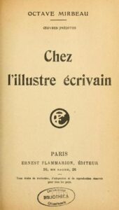 Chez Lrsquoillustre Ecrivain