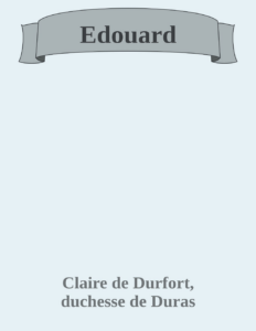 Couverture de Edouard