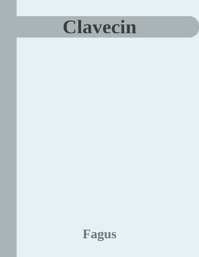 Couverture de Clavecin