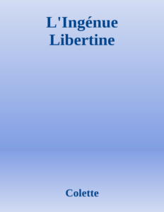 Couverture de L'Ingénue Libertine