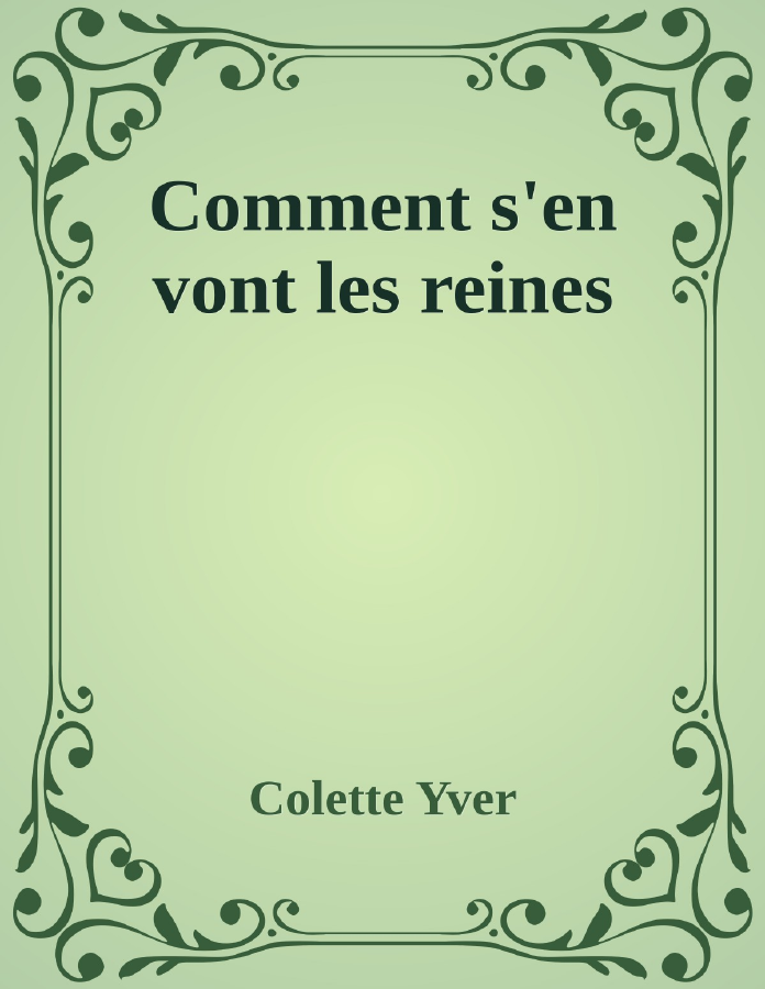 Couverture de Comment s'en vont les reines
