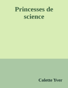 Couverture de Princesses de science