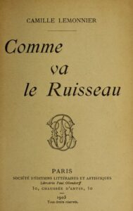 Comme Va Le Ruisseau