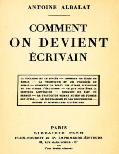Comment On Devient Ecrivain
