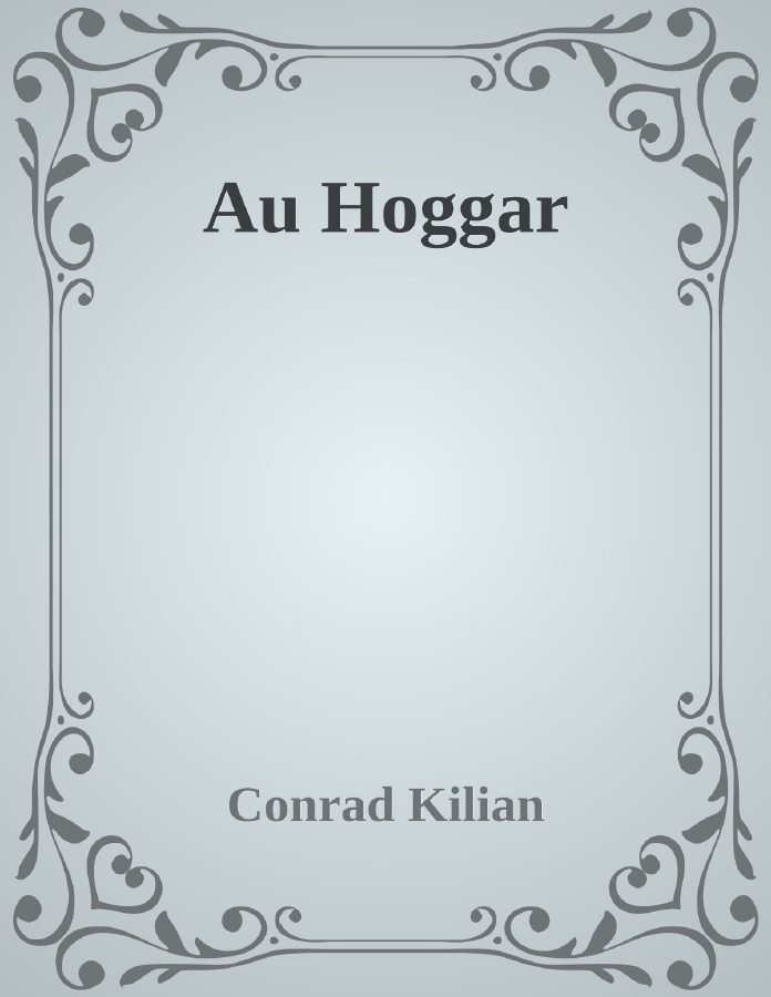 Couverture de Au Hoggar
