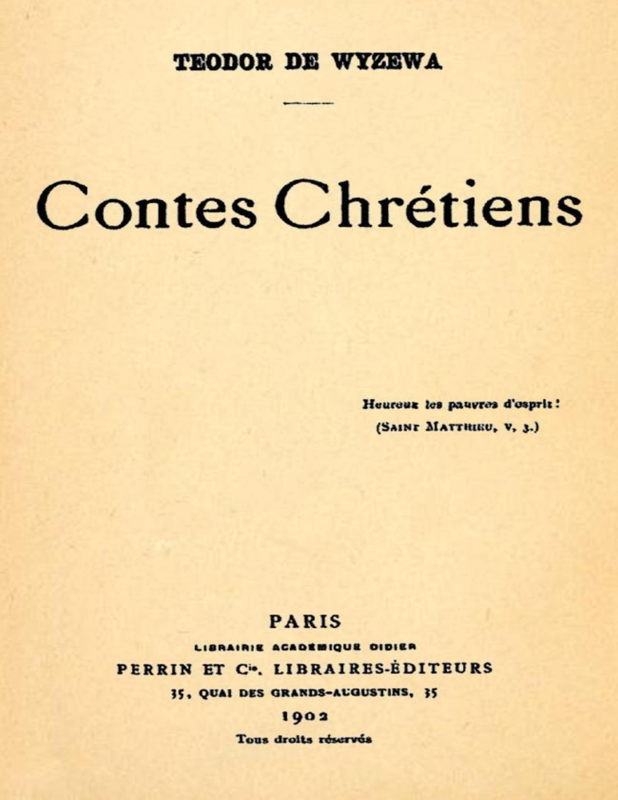 Contes Chretiens