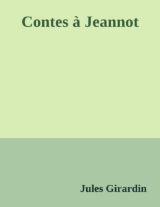 Couverture de Contes à Jeannot
