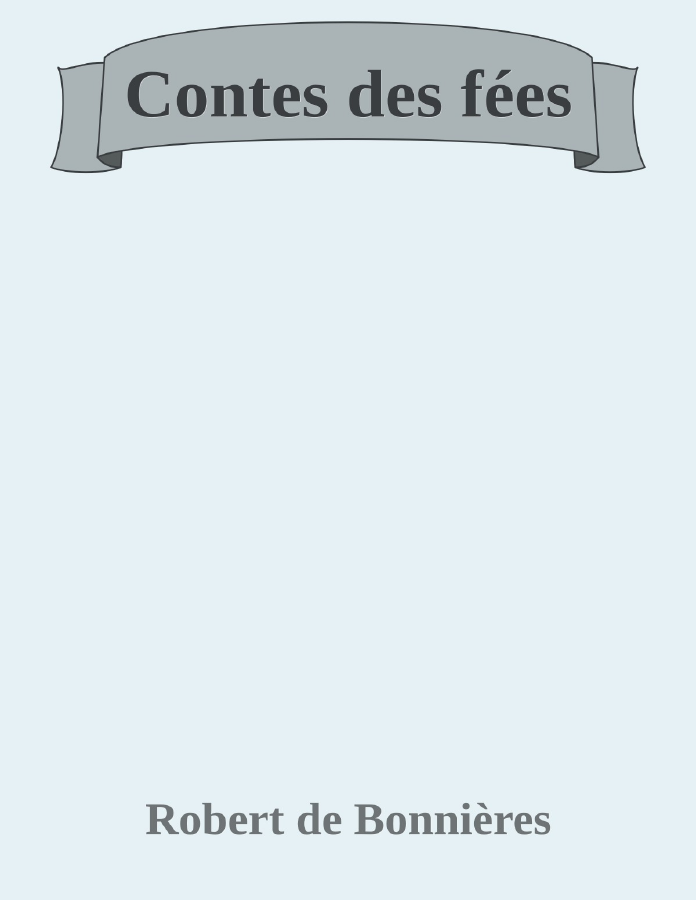 Couverture de Contes des fées