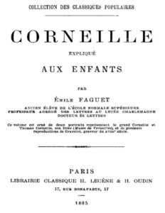 Corneille Explique Aux Enfants