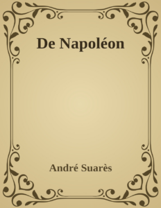 Couverture de De Napoléon