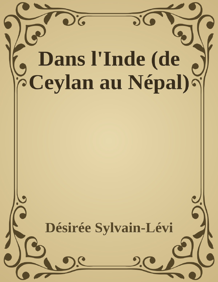Couverture de Dans l'Inde (de Ceylan au Népal)