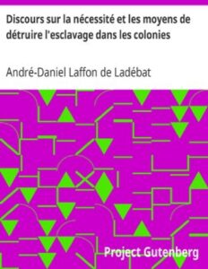 Discours Sur La Necessite Et Les Moyens De Detruire Lrsq