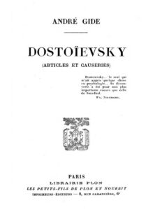 Dostoievsky Articles Et Causeries