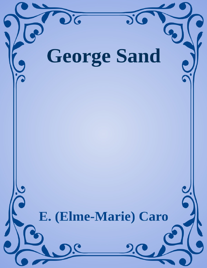 Couverture de George Sand