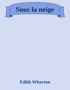 Couverture de Sous la neige