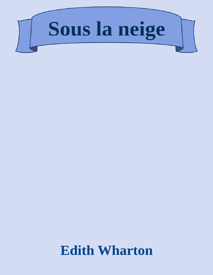 Couverture de Sous la neige