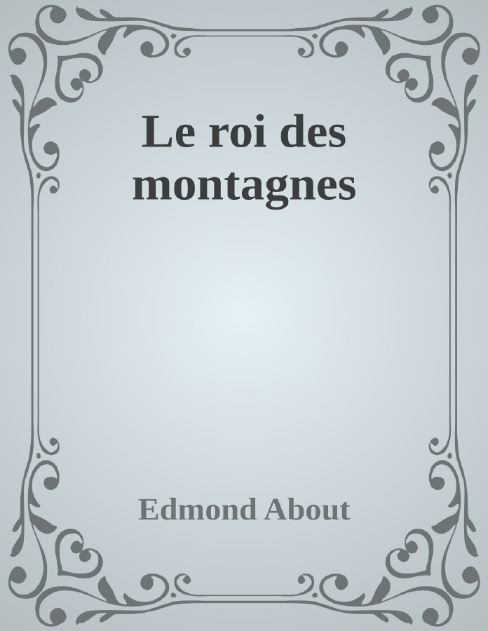 Couverture de Le roi des montagnes