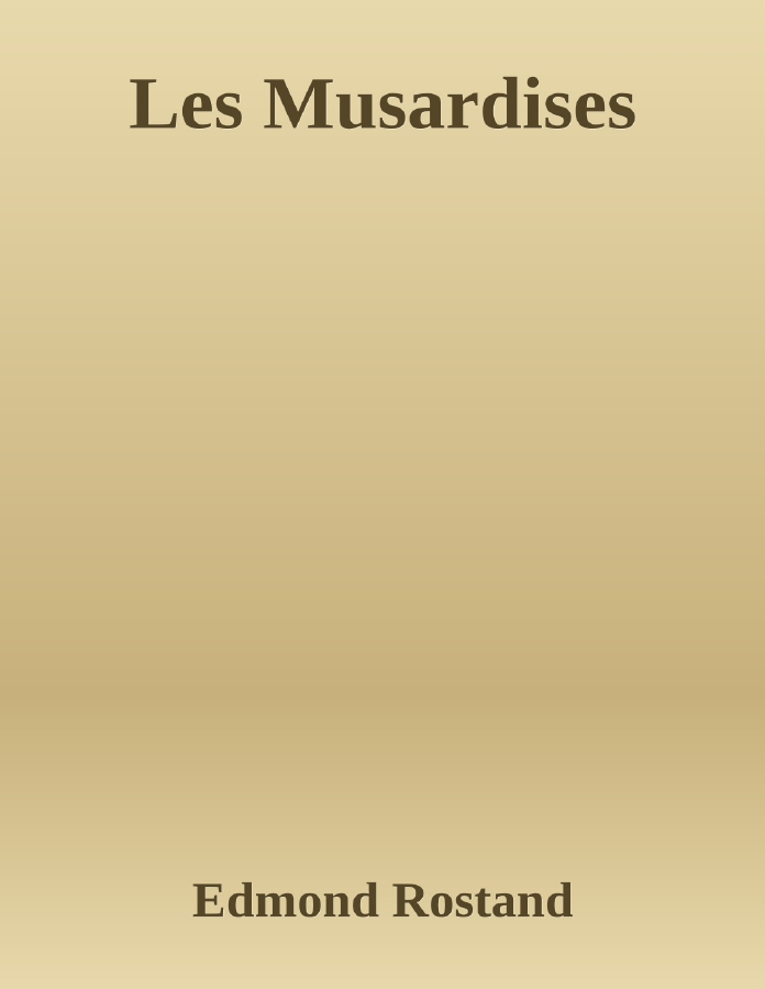 Couverture de Les Musardises