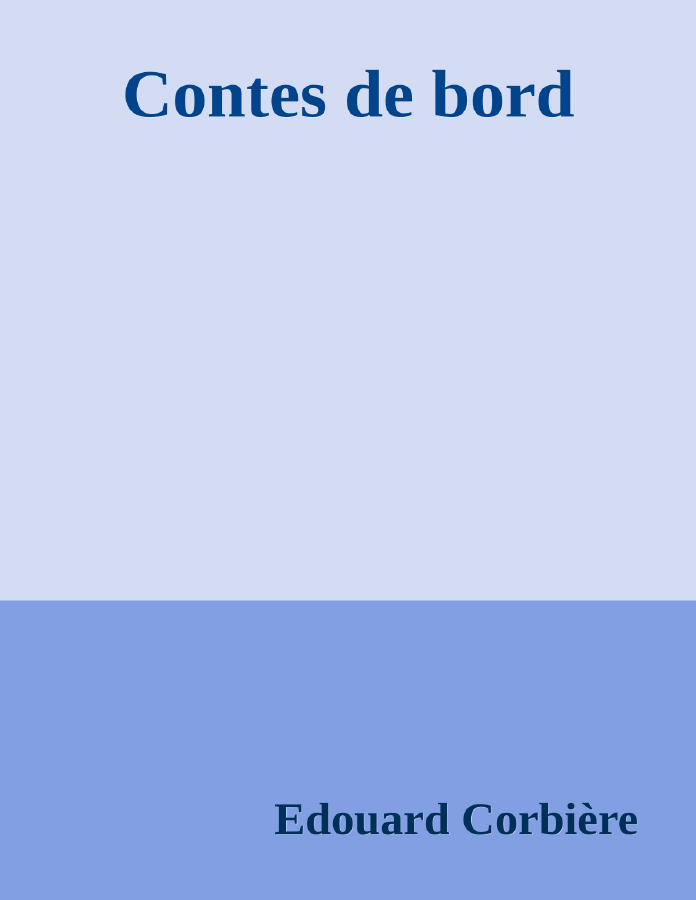Couverture de Contes de bord