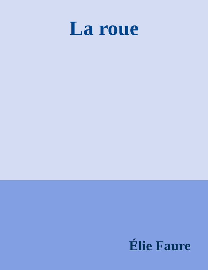 Couverture de La roue