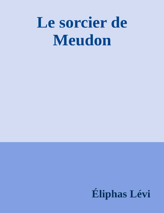 Couverture de Le sorcier de Meudon