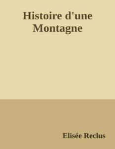 Couverture de Histoire d'une Montagne