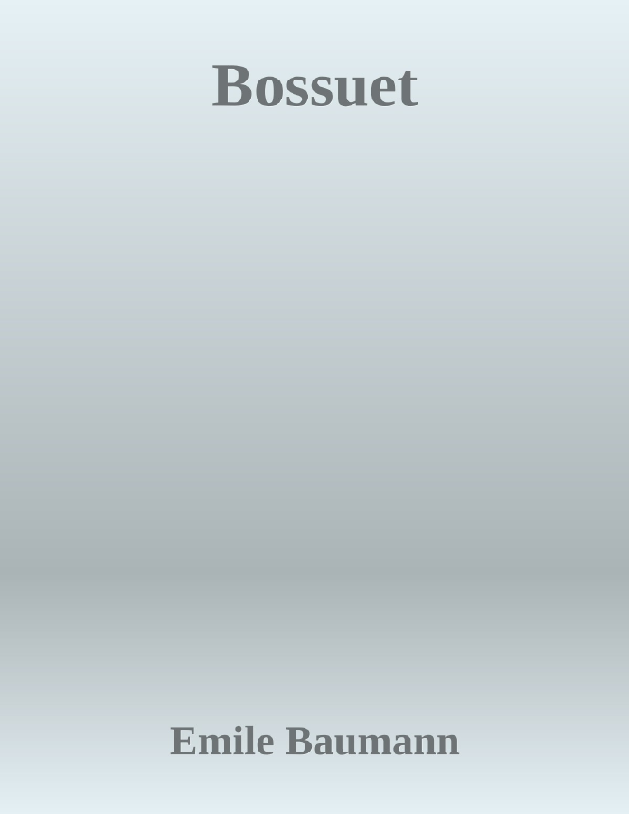 Couverture de Bossuet