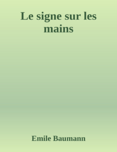 Couverture de Le signe sur les mains
