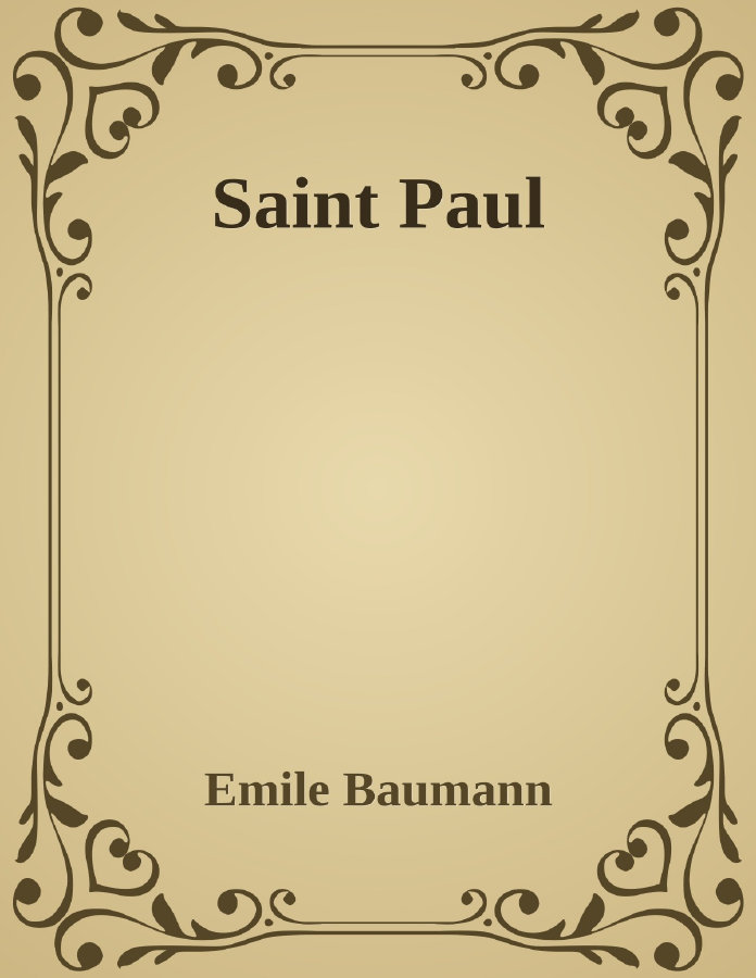 Couverture de Saint Paul