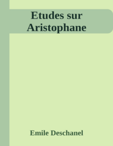 Couverture de Etudes sur Aristophane