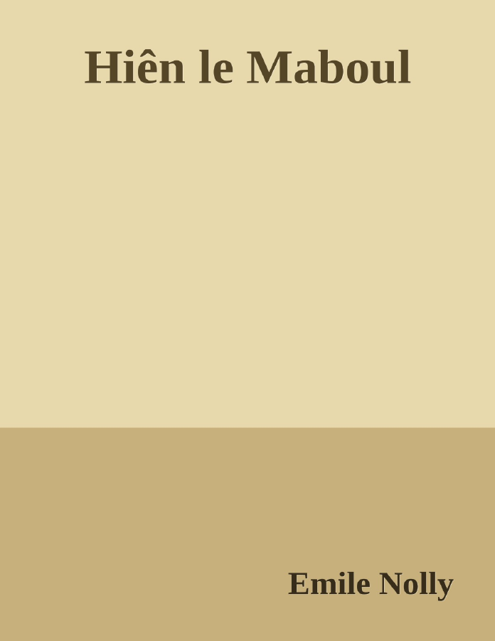 Couverture de Hiên le Maboul