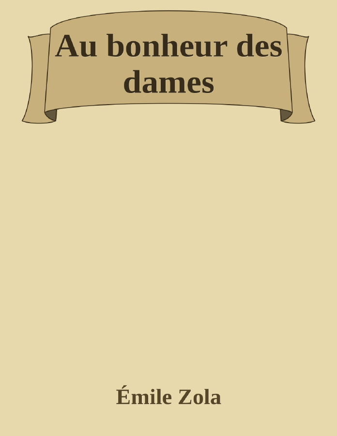 Couverture de Au bonheur des dames