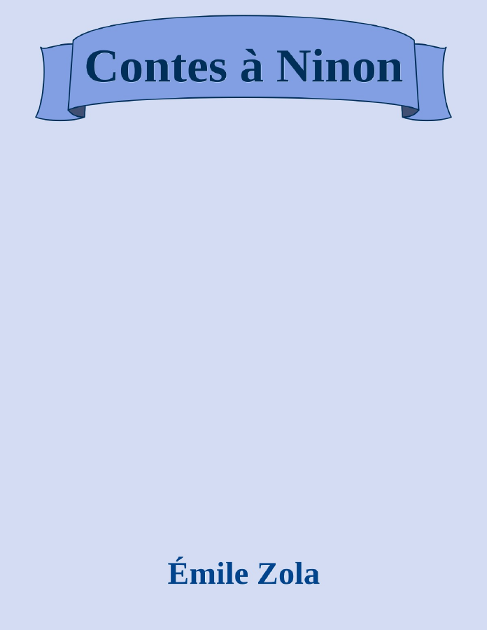 Couverture de Contes à Ninon